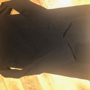 long sleeve form fitting stretch top